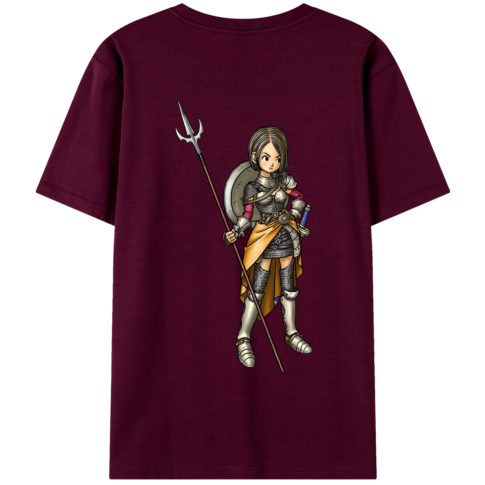 （画像用） ドラゴンクエスト Doragon Kuesuto Dragon Quest レディース半袖Tシャツ(バックプリント)